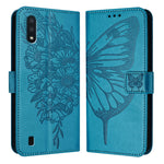 Custodia per telefono in pelle con farfalla goffrata, For Samsung Galaxy A40, For Samsung Galaxy A10 / M10 EU, For Samsung Galaxy Xcover 4s / Xcover 4