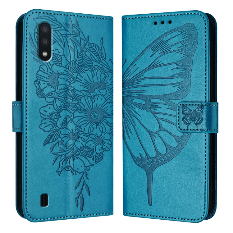 Custodia per telefono in pelle con farfalla goffrata, For Samsung Galaxy A40, For Samsung Galaxy A10 / M10 EU, For Samsung Galaxy Xcover 4s / Xcover 4