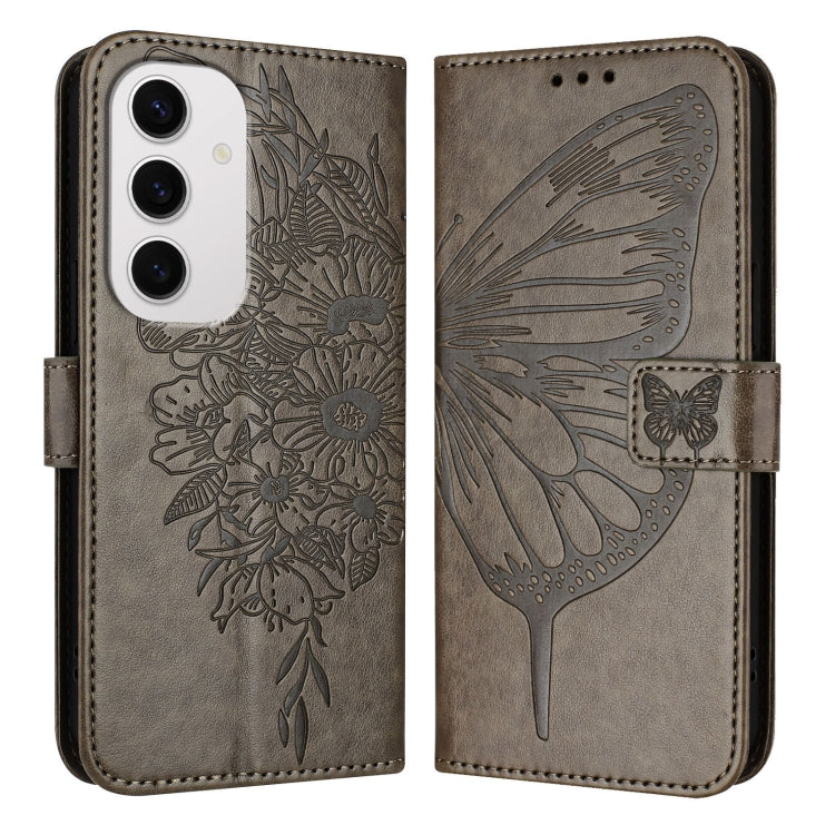 Custodia per telefono in pelle con farfalla goffrata, For Samsung Galaxy S24 FE 5G, For Samsung Galaxy M55, For Samsung Galaxy M15 / F15 5G Global