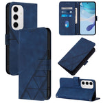 Custodia per telefono in pelle flip in rilievo 3D a tracolla, For Samsung Galaxy S24 FE 5G, For Samsung Galaxy M35, For Samsung Galaxy A55, For Samsung Galaxy A35 5G