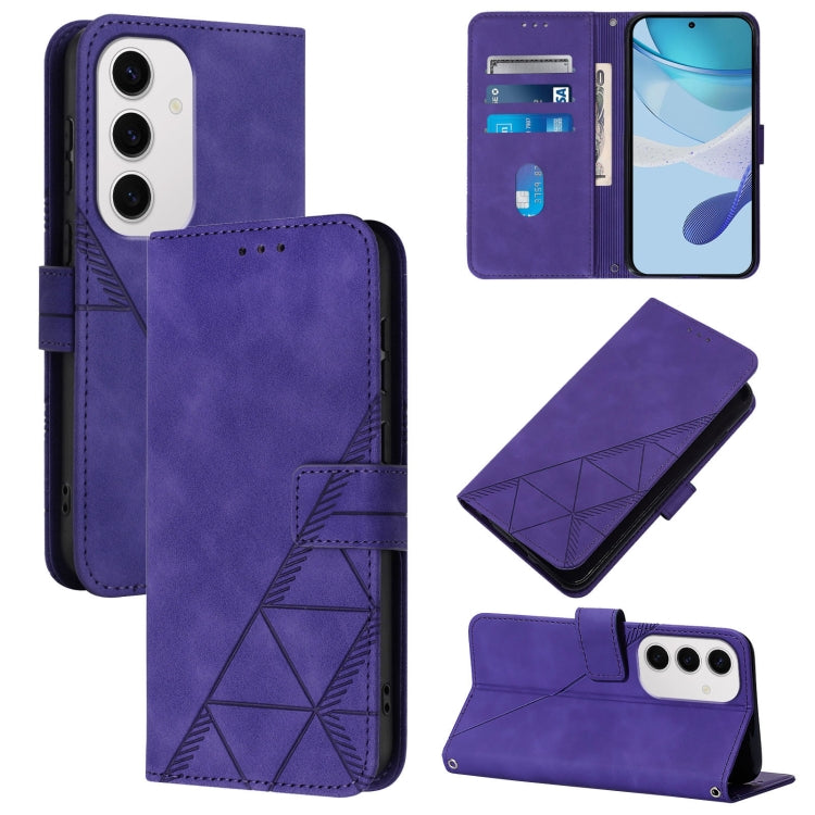 Custodia per telefono in pelle flip in rilievo 3D a tracolla, For Samsung Galaxy S24 FE 5G, For Samsung Galaxy M35, For Samsung Galaxy A55, For Samsung Galaxy A35 5G