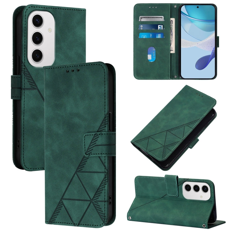 Custodia per telefono in pelle flip in rilievo 3D a tracolla, For Samsung Galaxy S24 FE 5G, For Samsung Galaxy M35, For Samsung Galaxy A55, For Samsung Galaxy A35 5G