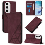 Custodia per telefono in pelle flip in rilievo 3D a tracolla, For Samsung Galaxy S24 FE 5G, For Samsung Galaxy M35, For Samsung Galaxy A55, For Samsung Galaxy A35 5G