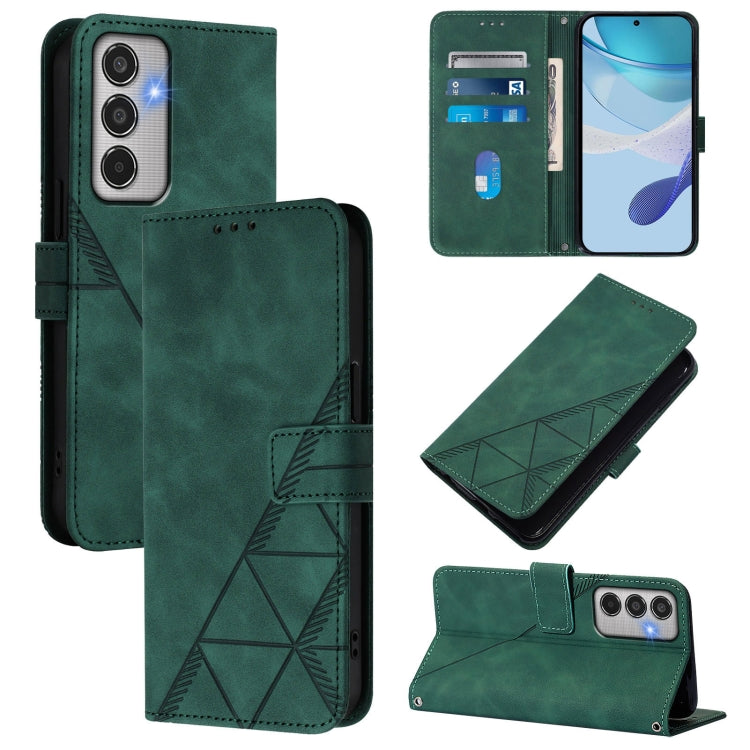 Custodia per telefono in pelle flip in rilievo 3D a tracolla, For Samsung Galaxy S24 FE 5G, For Samsung Galaxy M35, For Samsung Galaxy A55, For Samsung Galaxy A35 5G