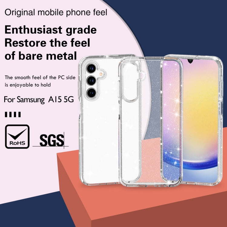 Custodia per telefono antiurto in polvere glitterata stile Terminator, For Samsung Galaxy A15 5G, For Samsung Galaxy A55 5G, For Samsung Galaxy A35 5G, For Samsung Galaxy A25 5G, For Samsung Galaxy S23 FE 5G