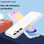 Custodia per telefono antiurto in polvere glitterata stile Terminator, For Samsung Galaxy A15 5G, For Samsung Galaxy A55 5G, For Samsung Galaxy A35 5G, For Samsung Galaxy A25 5G, For Samsung Galaxy S23 FE 5G