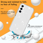 Custodia per telefono antiurto in polvere glitterata stile Terminator, For Samsung Galaxy A15 5G, For Samsung Galaxy A55 5G, For Samsung Galaxy A35 5G, For Samsung Galaxy A25 5G, For Samsung Galaxy S23 FE 5G
