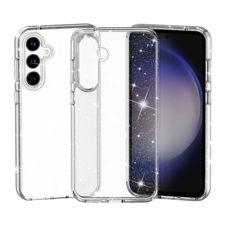 Custodia per telefono antiurto in polvere glitterata stile Terminator, For Samsung Galaxy A15 5G, For Samsung Galaxy A55 5G, For Samsung Galaxy A35 5G, For Samsung Galaxy A25 5G, For Samsung Galaxy S23 FE 5G
