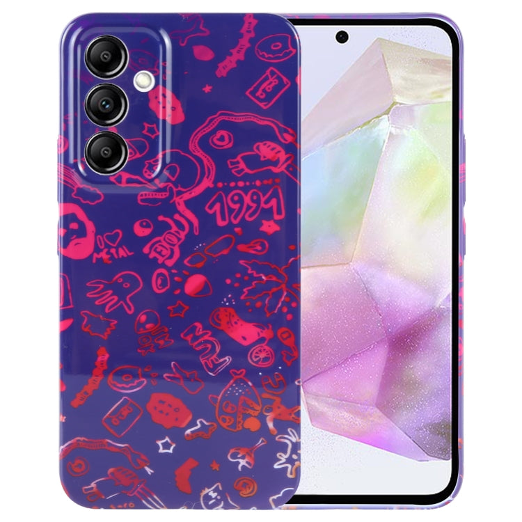 Custodia per telefono per PC con motivo dipinto con foro preciso, For Samsung Galaxy A35 5G