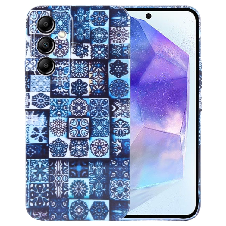 Custodia per telefono per PC con motivo dipinto con foro preciso, For Samsung Galaxy A55 5G