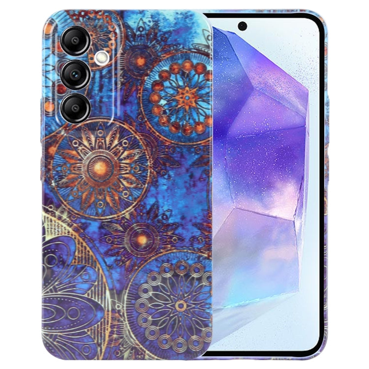 Custodia per telefono per PC con motivo dipinto con foro preciso, For Samsung Galaxy A55 5G