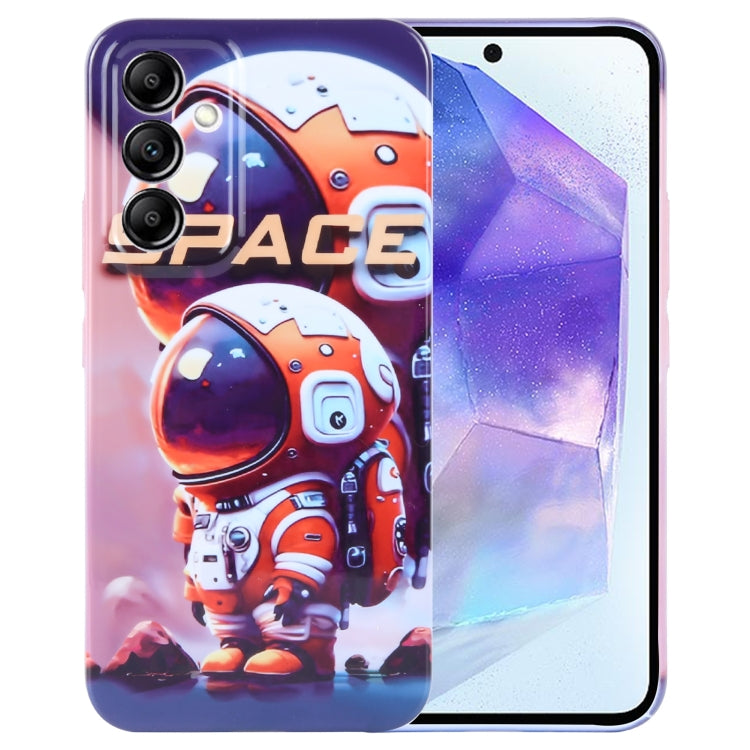 Custodia per telefono per PC con motivo dipinto con foro preciso, For Samsung Galaxy A55 5G
