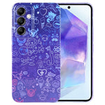 Custodia per telefono per PC con motivo dipinto con foro preciso, For Samsung Galaxy A55 5G
