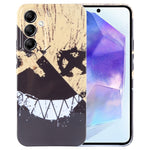 Custodia per telefono per PC con motivo dipinto con foro preciso, For Samsung Galaxy A55 5G