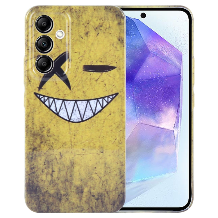 Custodia per telefono per PC con motivo dipinto con foro preciso, For Samsung Galaxy A55 5G