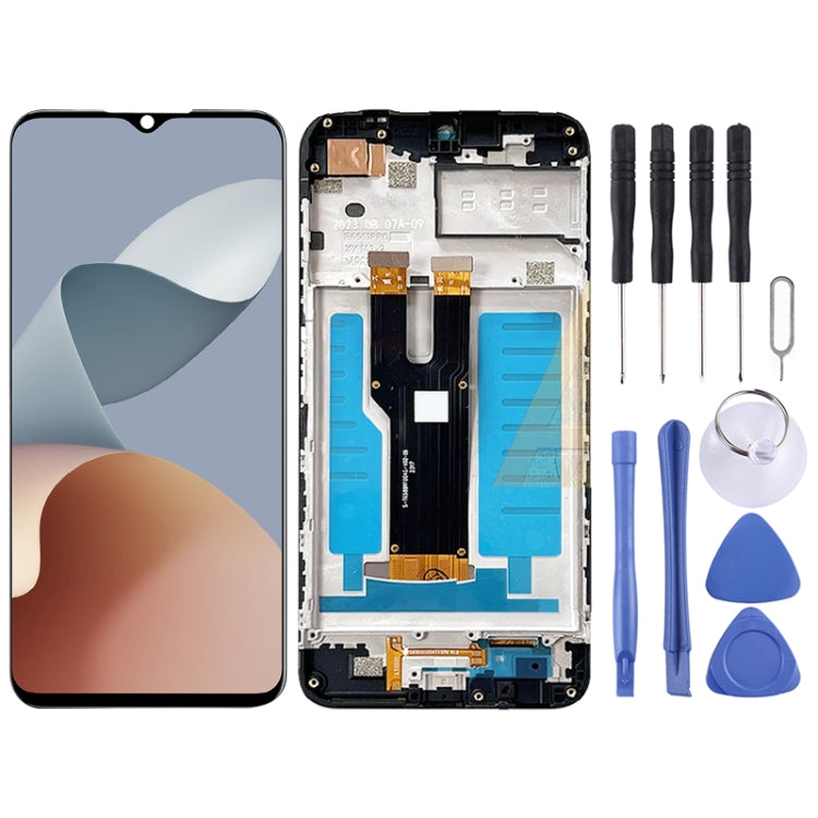 Digitalizzatore schermo LCD assemblaggio completo con cornice, For ZTE Blade A73 5G, For ZTE Blade A73 4G 7060, For ZTE Blade A72 5G 7540N, For ZTE Blade V40 Vita 8045, For ZTE Blade V2020 Smart 8010, For ZTE Blade A72 4G A7040, For ZTE Blade A52 4G