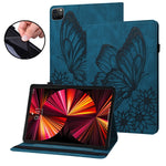 Custodia per tablet in pelle goffrata grande farfalla, For iPad Pro 13 2025 / 2024, For iPad Pro 11 2025 / 2024, For iPad Pro 12.9 2022 / Air 13 2024 / 2025