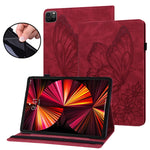 Custodia per tablet in pelle goffrata grande farfalla, For iPad Pro 13 2025 / 2024, For iPad Pro 11 2025 / 2024, For iPad Pro 12.9 2022 / Air 13 2024 / 2025