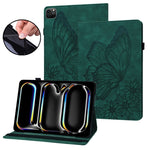 Custodia per tablet in pelle goffrata grande farfalla, For iPad Pro 13 2025 / 2024, For iPad Pro 11 2025 / 2024, For iPad Pro 12.9 2022 / Air 13 2024 / 2025