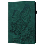 Custodia per tablet in pelle goffrata grande farfalla, For iPad Pro 13 2025 / 2024, For iPad Pro 11 2025 / 2024, For iPad Pro 12.9 2022 / Air 13 2024 / 2025