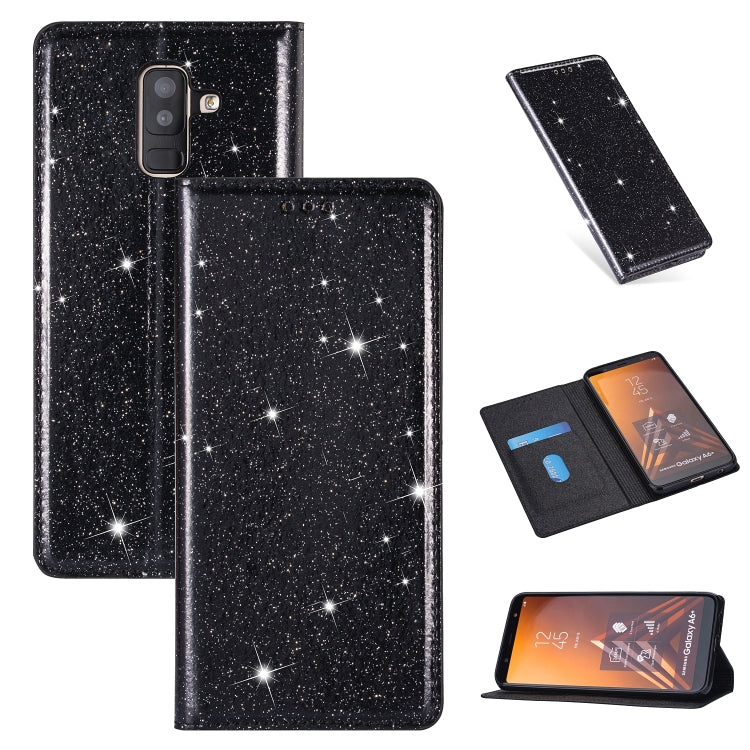 Custodia portafoglio in pelle glitterata per Samsung Galaxy