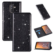 Custodia portafoglio in pelle glitterata per Samsung Galaxy