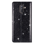 Custodia portafoglio in pelle glitterata per Samsung Galaxy