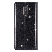 Custodia portafoglio in pelle glitterata per Samsung Galaxy