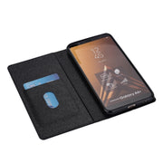 Custodia portafoglio in pelle glitterata per Samsung Galaxy