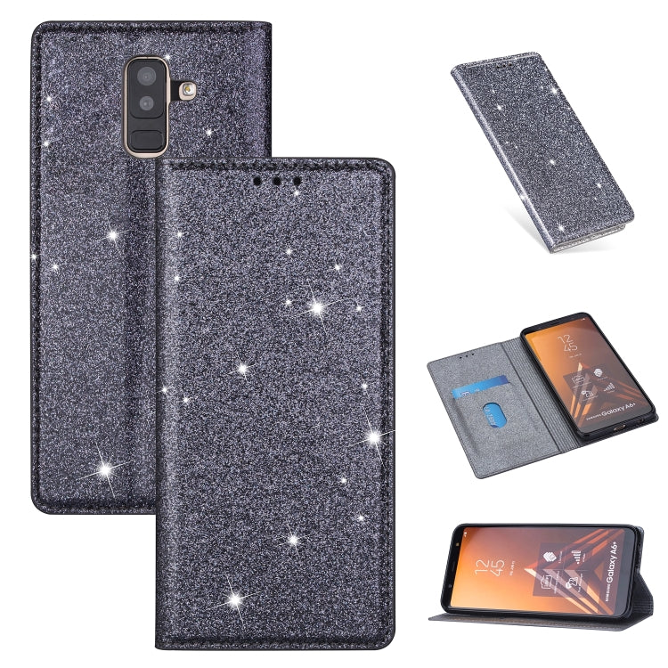 Custodia portafoglio in pelle glitterata per Samsung Galaxy