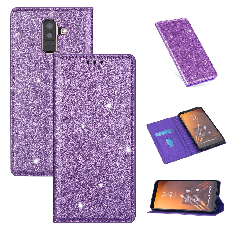 Custodia portafoglio in pelle glitterata per Samsung Galaxy