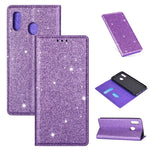 Custodia portafoglio in pelle glitter per Samsung Galaxy