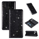 Custodia portafoglio in pelle glitter per Samsung Galaxy