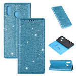 Custodia portafoglio in pelle glitter per Samsung Galaxy