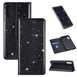 Custodia portafoglio in pelle glitter per Samsung Galaxy