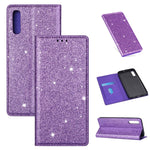Custodia portafoglio in pelle glitter per Samsung Galaxy