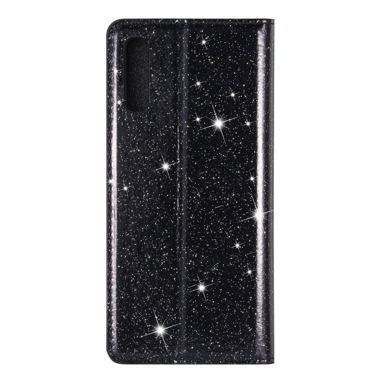 Custodia portafoglio in pelle glitter per Samsung Galaxy A70
