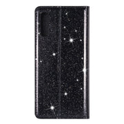 Custodia portafoglio in pelle glitter per Samsung Galaxy A70