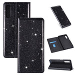 Custodia portafoglio in pelle glitter per Samsung Galaxy A70