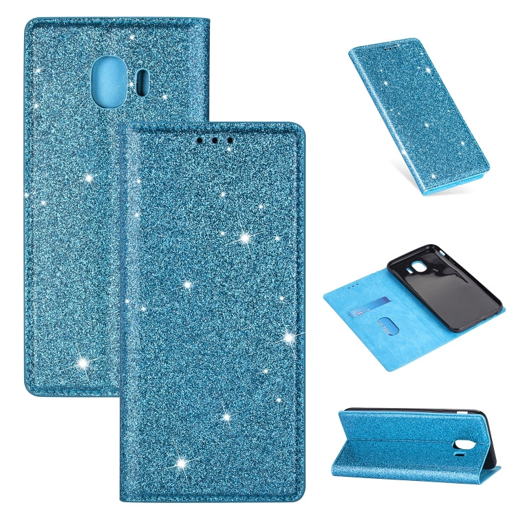 Custodia portafoglio in pelle glitter per Samsung Galaxy A70