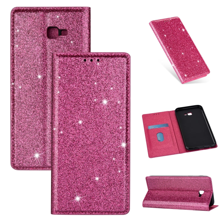 Custodia portafoglio in pelle glitter per Samsung Galaxy A70