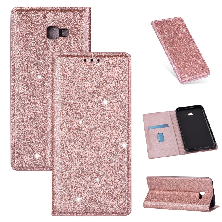 Custodia portafoglio in pelle glitter per Samsung Galaxy A70
