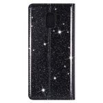 Custodia portafoglio in pelle glitter per Samsung Galaxy Note9