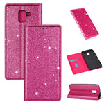 Custodia portafoglio in pelle glitter per Samsung Galaxy Note9