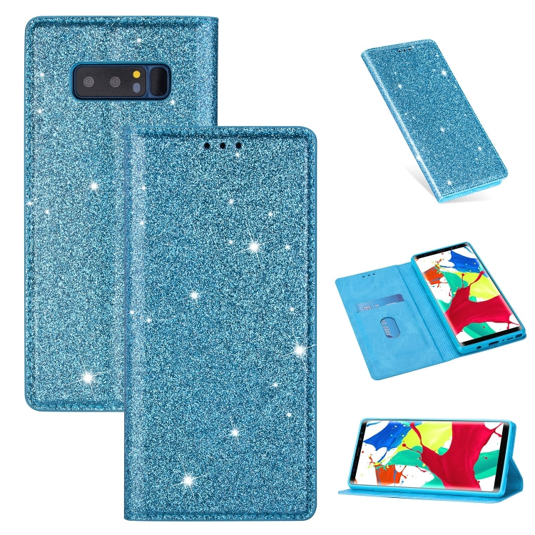 Custodia portafoglio in pelle glitter per Samsung Galaxy Note9