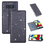 Custodia portafoglio in pelle glitter per Samsung Galaxy Note9