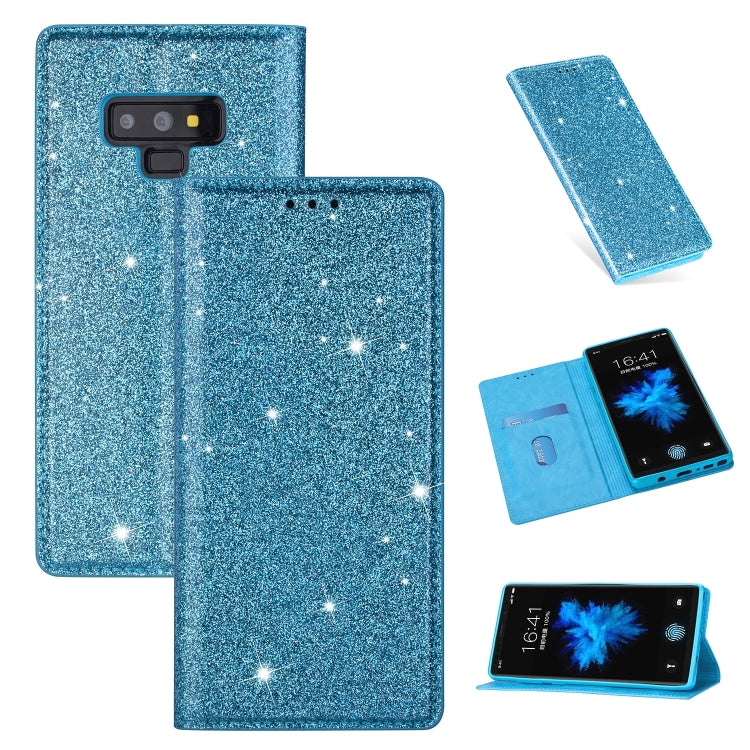 Custodia portafoglio in pelle glitter per Samsung Galaxy Note9