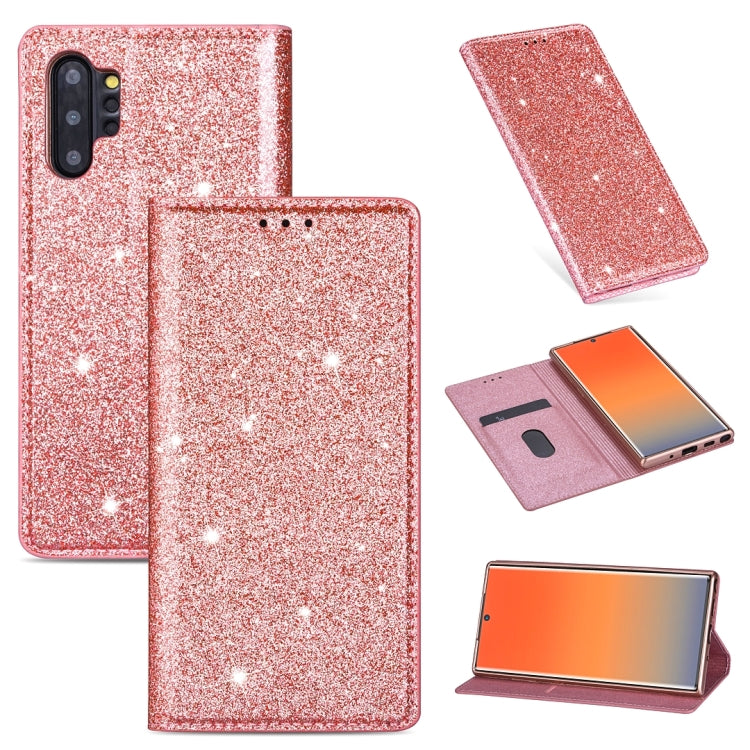 Custodia portafoglio in pelle glitter per Samsung Galaxy S10