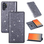 Custodia portafoglio in pelle glitter per Samsung Galaxy S10