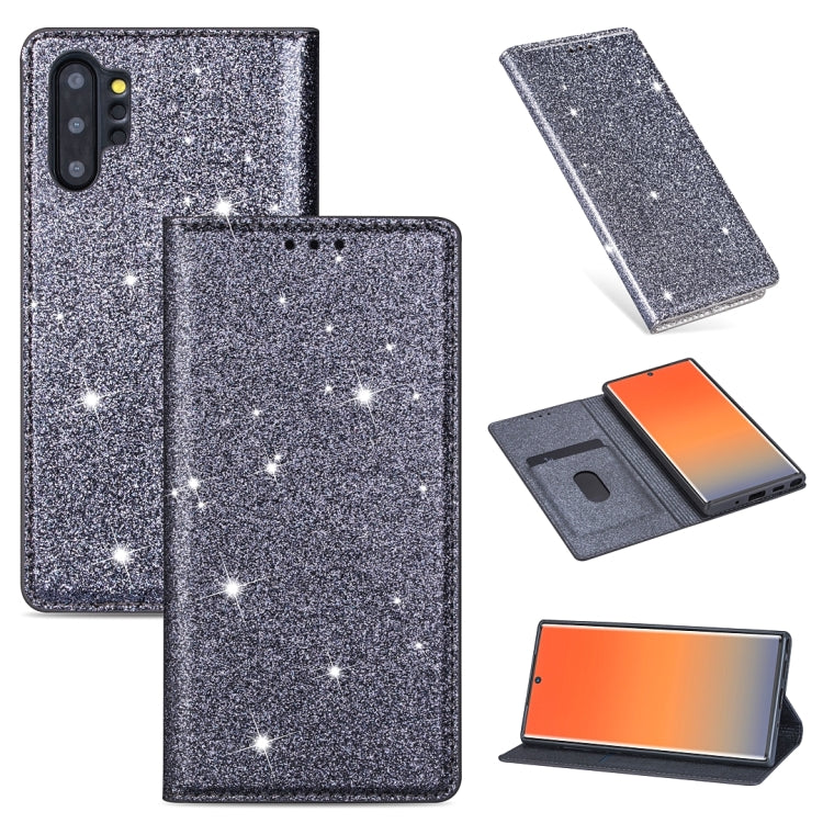 Custodia portafoglio in pelle glitter per Samsung Galaxy S10